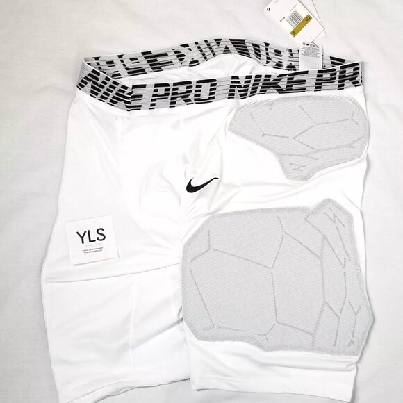 NIKE PRO HYPERSTRONG COMPRESSION SHORTS PADDED WHITE AQ0751-100 MEN'S 4XL - Picture 3 of 5